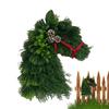 Weihnachts-Pferdekopf-Kränze Feiertagsgirlande für Kaminsims Wetterfester Weihnachts-Pferdekopf-Kranz für Wand Innen Tür Fenster zum Aufhängen