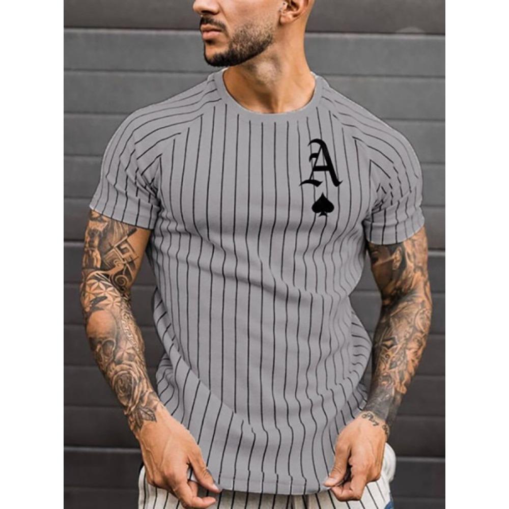 Loose sports T-shirt 3D digital printed short sleeved youth fashion summer casual round neck T-shirt for men