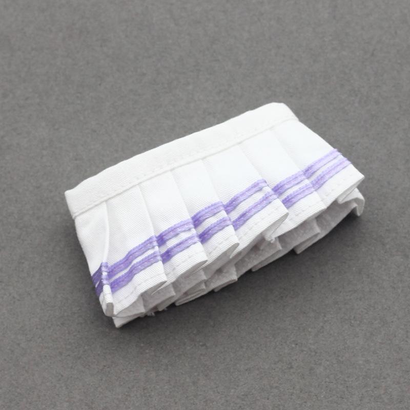 Zestaw ubranek dla lalek Labubu dla lalek V1/V2 Makaronowa plisowana spódniczka JK z aparatem i butami