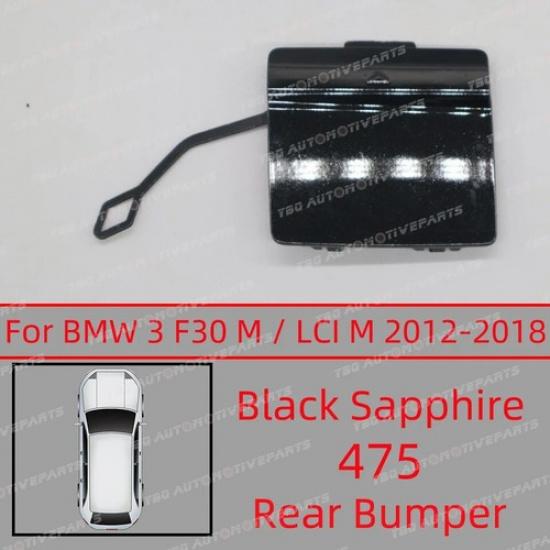Rear Bumper Tow Hook Cover For BMW 325i 328i 330i F30 M-Sport Sedan 2013-2018