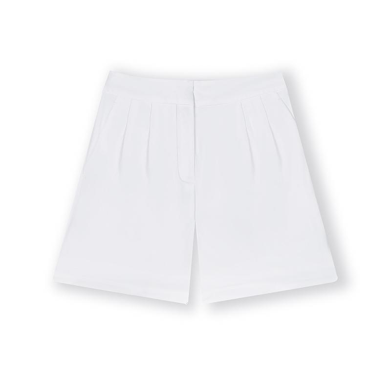 New FILA Casual Shorts Women's White F11W424803FWT