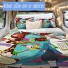 Mononoke Pattern Bedding,Quilt Set Quilt Cover Pillowcase Home Birthday Gift (1*duvet cover+2*pillowcase,without core)FSJT261012391
