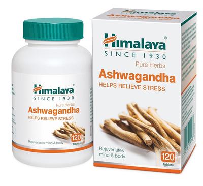 Ashwagandha - 120 Tabletek | Redukcja Stresu | Odmładza Umysł i Ciało | Poprawia Siłę i Energię | Ogólne Dobre Samopoczucie, Himalaya