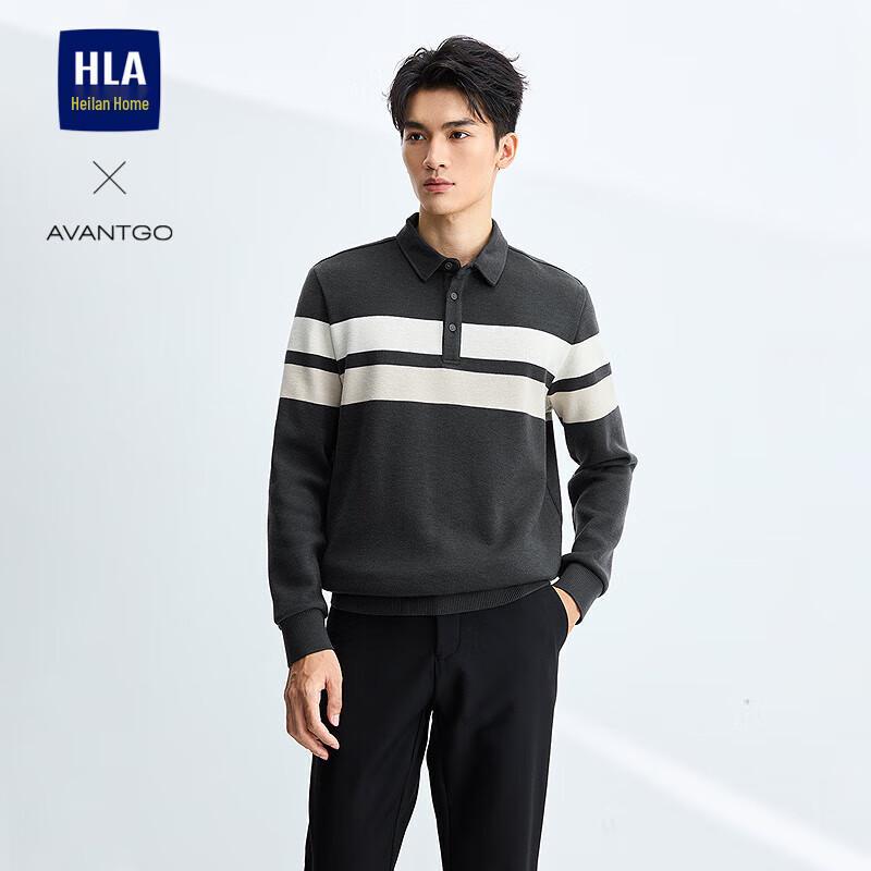 

HLA Men s Light Business Classic Fleece-lined Pullover Sweater 3XL
