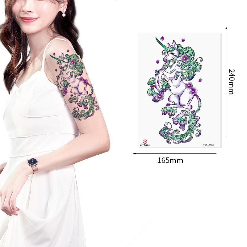 Beauty Sticker Half Arm Tattoo Sticker Waterproof Animal Small Fresh Tattoo Sticker