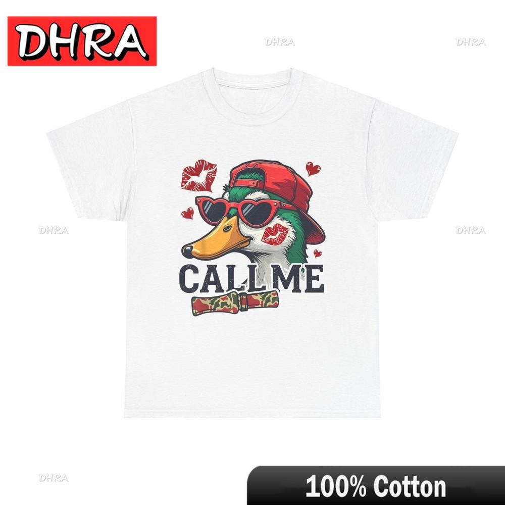 

Call Me Kids Boys Valentines Duck Hunting Lover for Hunter T-Shirt Retro Casual Chic Tshirts Men Aesthetic Tee Shirt Harajuku S