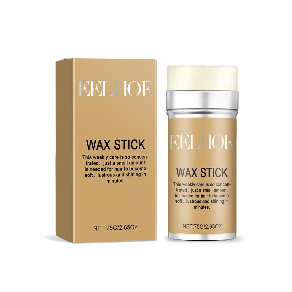 EELHOE Hair Wax Stick Hair Styling Anti-frizz Chopped Hair Tending Natural Shine Solid Styling Portable Hair Wax