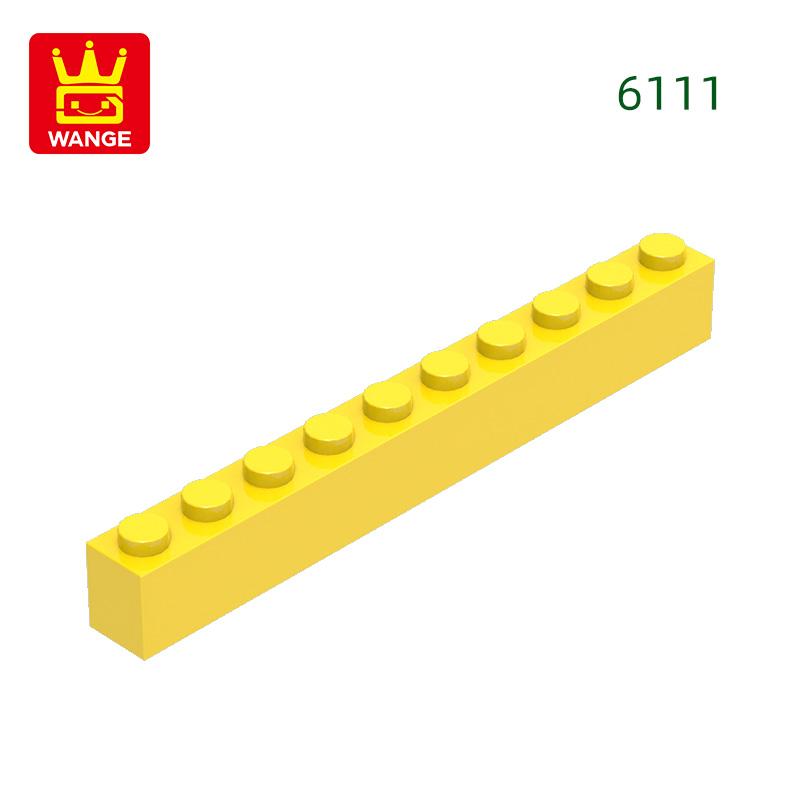 Non-Toxic 25Pcs/Lot 6111 Thick 1X10 Basic Building Blocks Classic Construction Accessories Compatible With Brick Children Gift Box