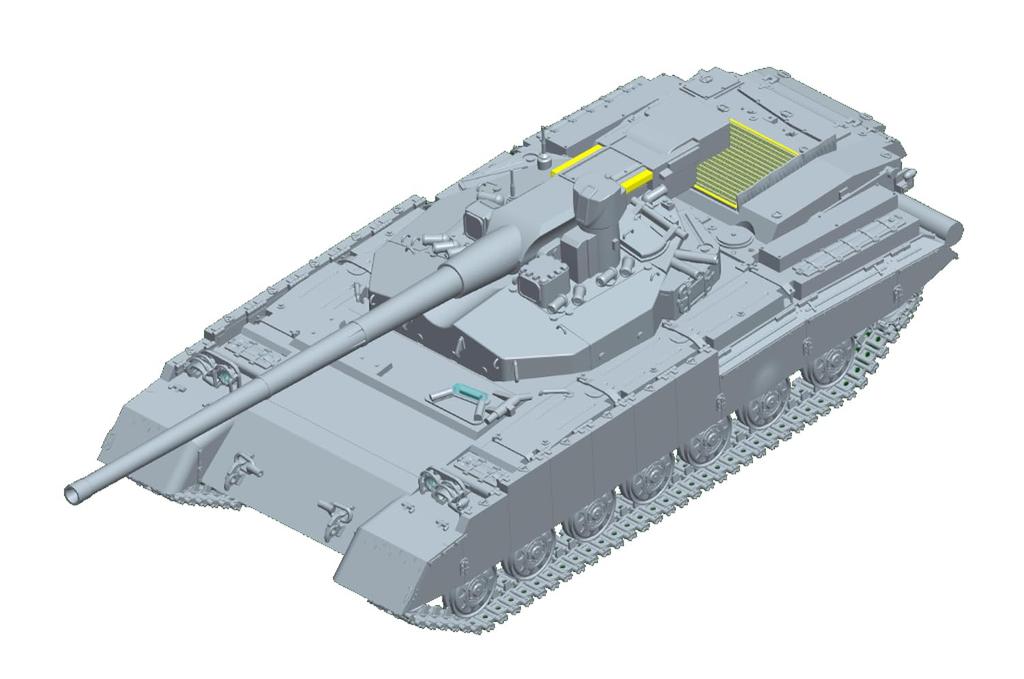 Trumpeter Soviet Object 490A Prototype Tank Plastic Model Kit 09607 1/35