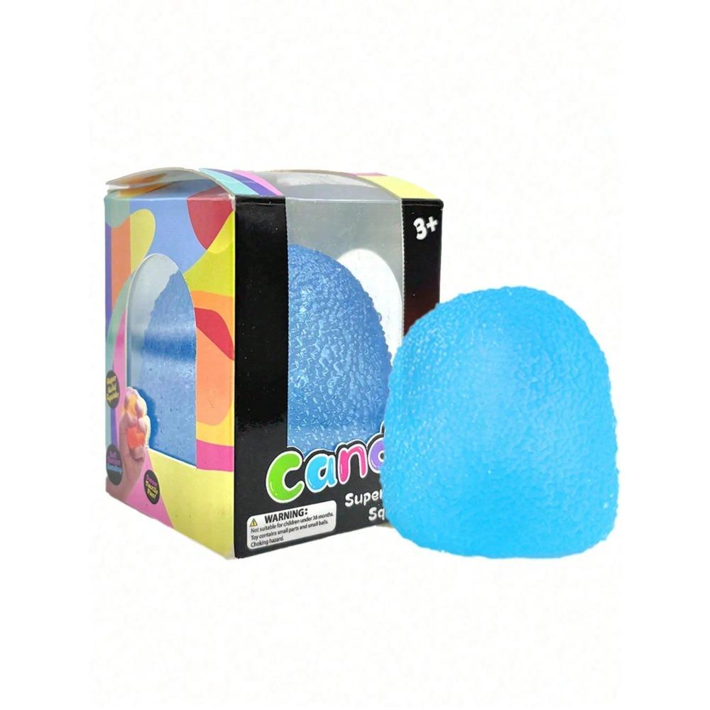 1 Stuks Needoh Schylling Zacht Snoep Knijpspeelgoed Elastisch Gelei Materiaal Vormbaar Stressverlichter Sensorisch Speelgoed Meerdere Scènes Gebruik Vakantiecadeau blauw
