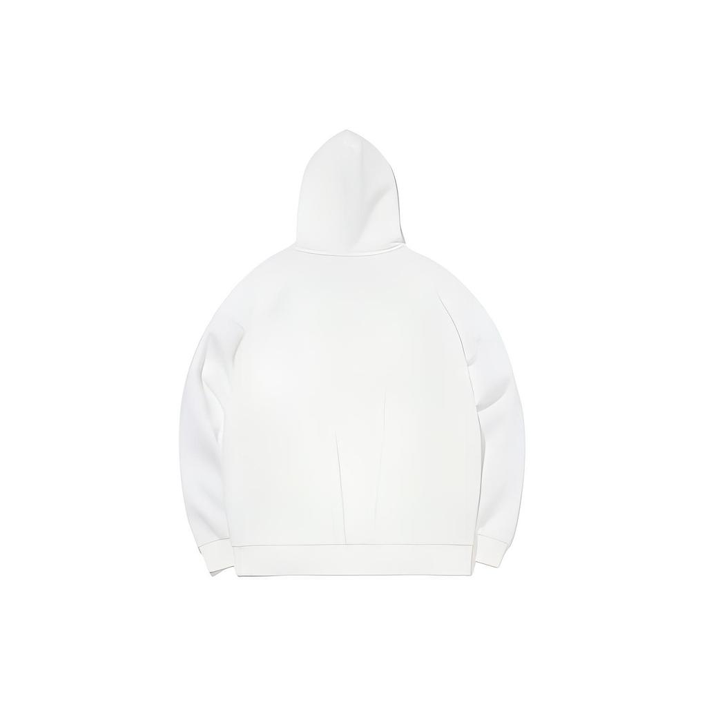 Li-Ning Sports Fashion Series Loose Pullover Hoodie 'White' Men's AWDQB38-2