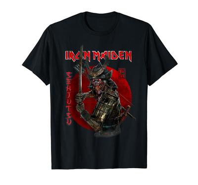 Iron Maiden Senjutsu Eddie Red Circle T-shirt