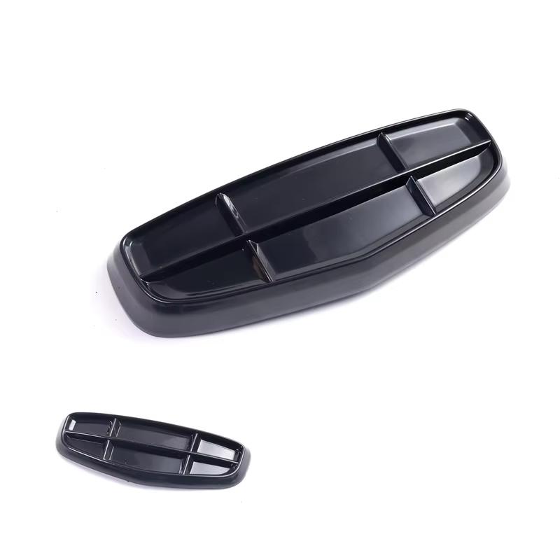For GEELY Monjaro Manjaro KX11 ABS Logo Sticker Black Badge Emblem Racing Grill Hood Styling Decorative Sticker Car Accessories