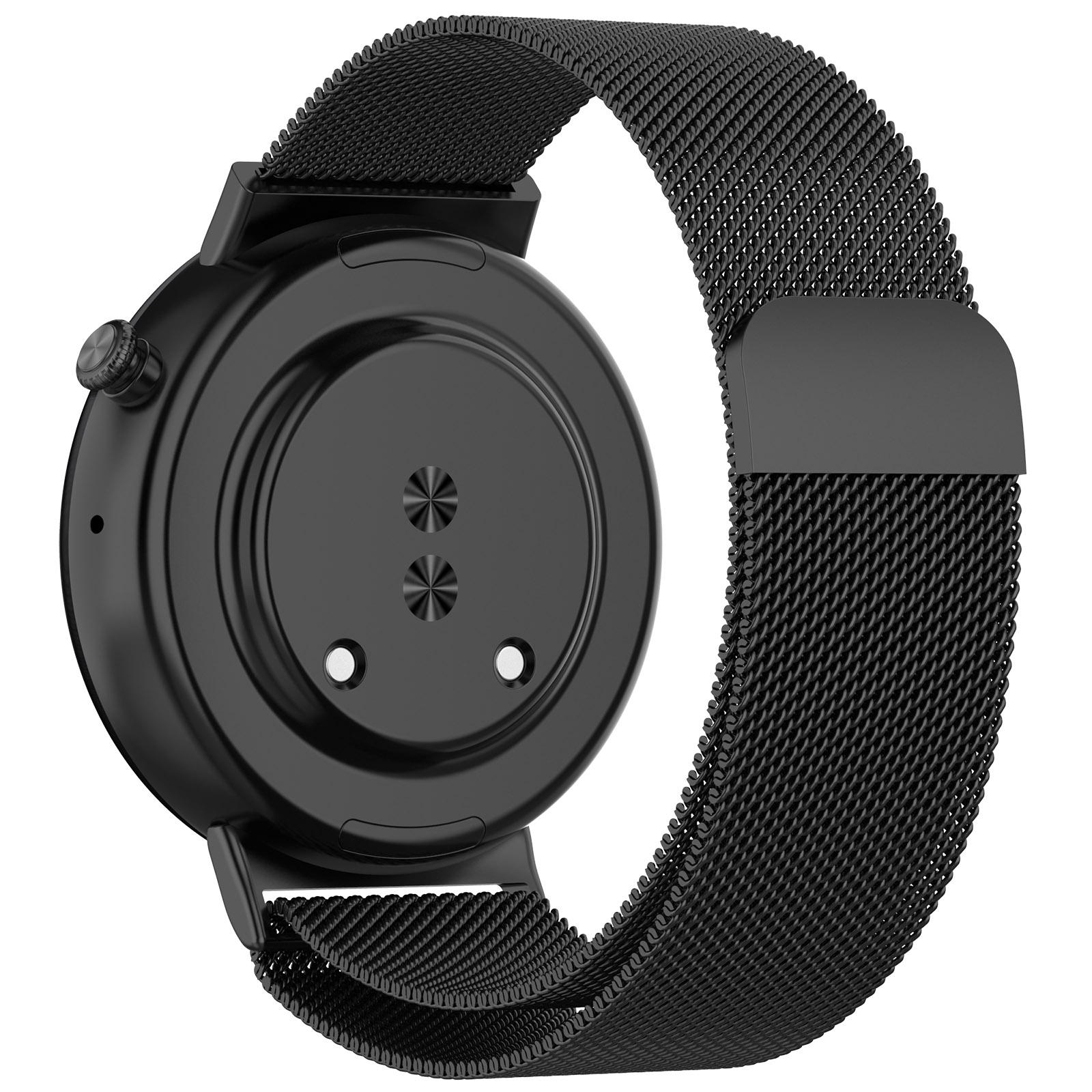 

For Honor Watch Fit Elegant Edition/Vitality Edition Watch Band Milanese Magnetic Metal Strap Black