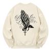 KAN6312 Kmc0117 Yeomwon Fleece-Lined Sweatshirt - Cream