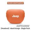 Car Suede Leather Headrest Seat Waist Cushion Pillow Jeep Patriot Commander Renegade Compass Grand Cherokee Wrangler Gladiator QW1