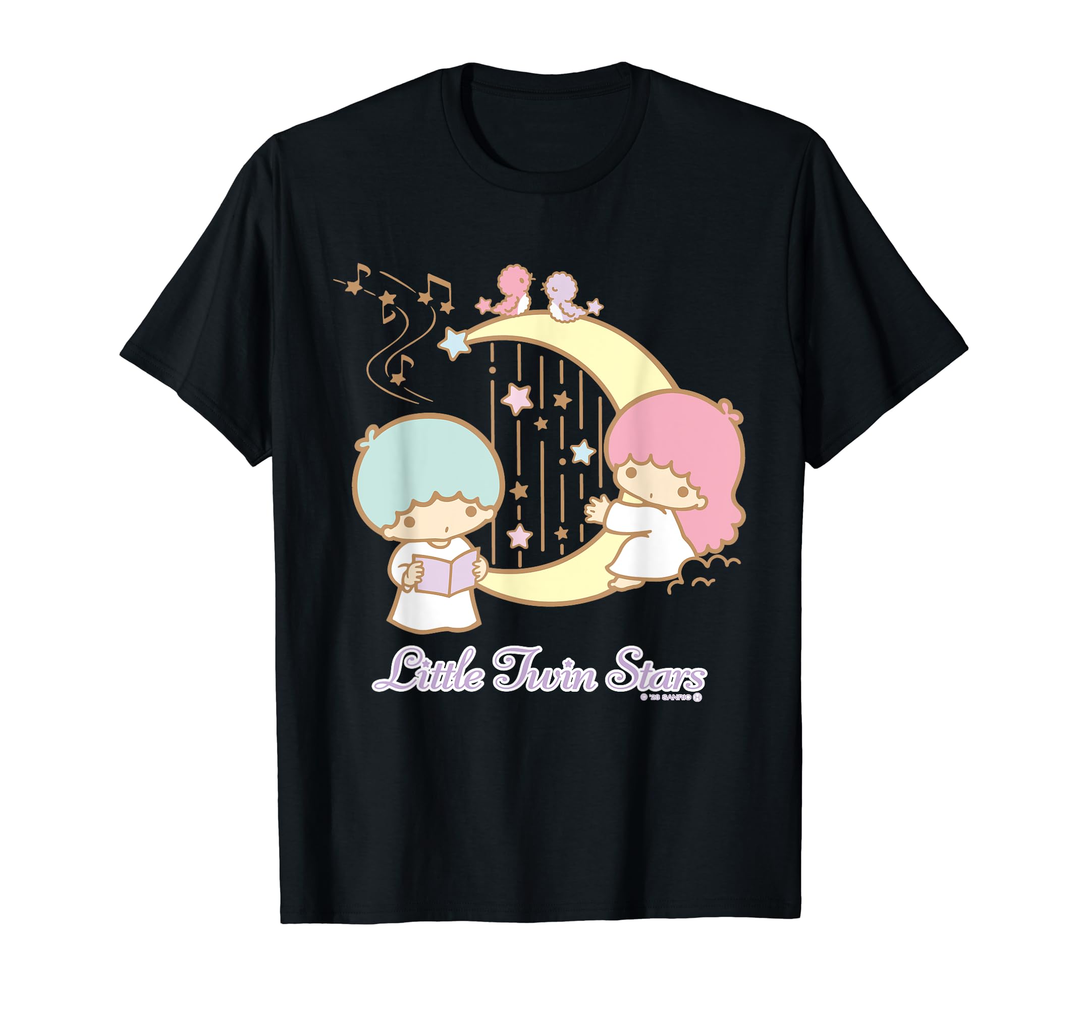 

Концертная футболка Little Twin Stars темного цвета