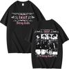 Stray Kids Do It Album T‑Shirt, Front Back Dark Gothic Member Collage Print K‑pop Fan Short Sleeve Tee