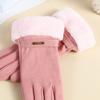 New Touch Screen Winter Warm Gloves for Women Warm Tools Plus Velvet Outdoor Cycling Gloves Anti-slip Full Finger Sports Gloves