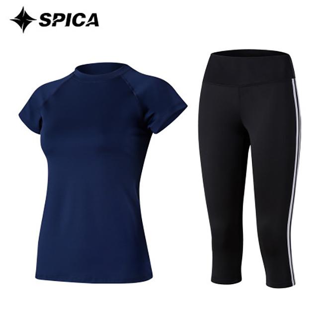 Seupika Yoga Set T-Shirt Sleeveless Leggings Spa510706