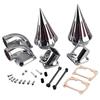 Chrome Motorcycle Spike Air Cleaner Filter Intake Assembly Replacement For Suzuki M109R Boulevard All Years