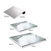 304 Stainless Steel Cutting Board Food Grade Chopping Boards Heavy Duty Kitchen Boards Anti-Slip Mat for Meat Vegetables Bread