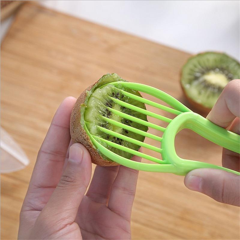 3-in-1 Avocado Slicer Shea Corer Butter Peeler Fruit Cutter Pulp Separator Plastic Knife Kitchen Vegetable Tools