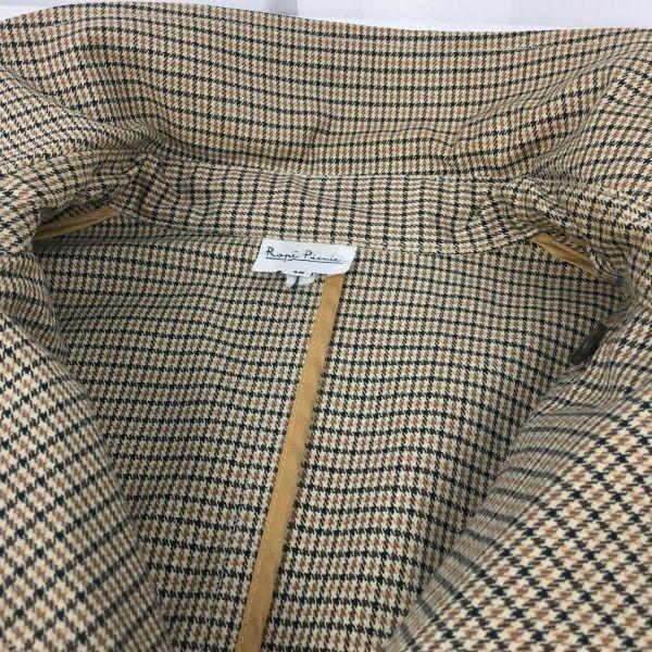 Rep Picknick Kort Jacka Brun Rutig M 38(BEGAGNAD)