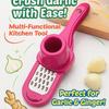 1 ΤΕΜ. Multi-Functional Multi-Functional Presser Garlic Crusher Press Ginger Garlic Grinding Triter Cutter Αποφλοιωτής σκόρδου Εργαλεία κουζίνας