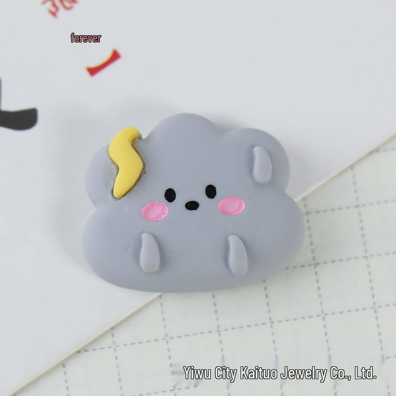 Popular Cartoon Sun Rainbow Star Moon Cloud DIY Decorations: Phone Case, Hair Clip, Car, Water Cup.