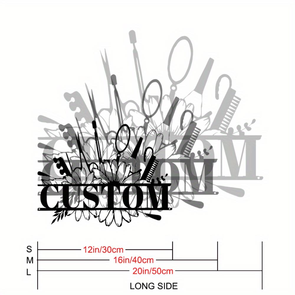 Metal Wall Art Daisy Flower Salon Decor Personalized Metal Sculpture Customizable Non Electric 30cm