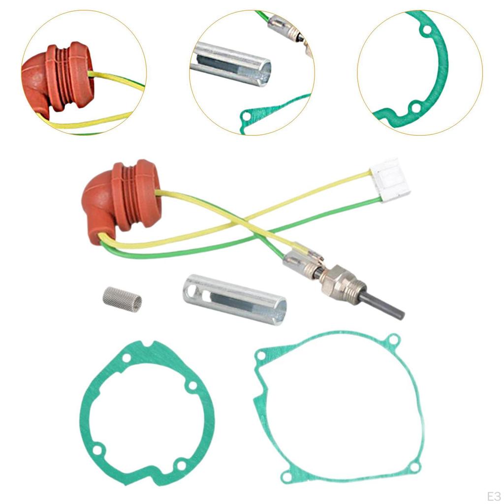 5x Glow Plug Repair Set 12V Disassembly Tool Metal Accessories for Auto