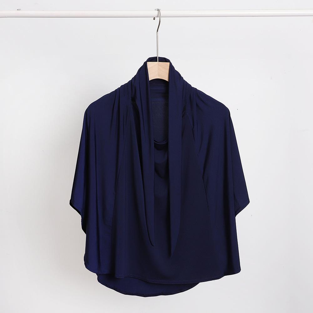 Ramadan Spring Summer Breathable Ironless Hijabs Long Instant Hijab Woman Ready To Wear With Face Masks Ready to Wear Hijabs