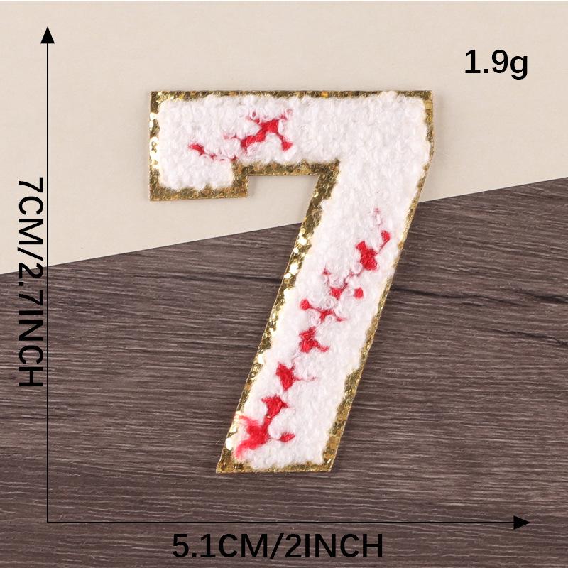 Gold Edge Chenille Smiley Face Embroidered Patch Badge