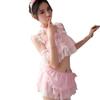 Erotic Underwear European and American Bunny Girl Uniform Suit Chiffon Lace Cat Girl Nightclub Woman Transparent Sexy