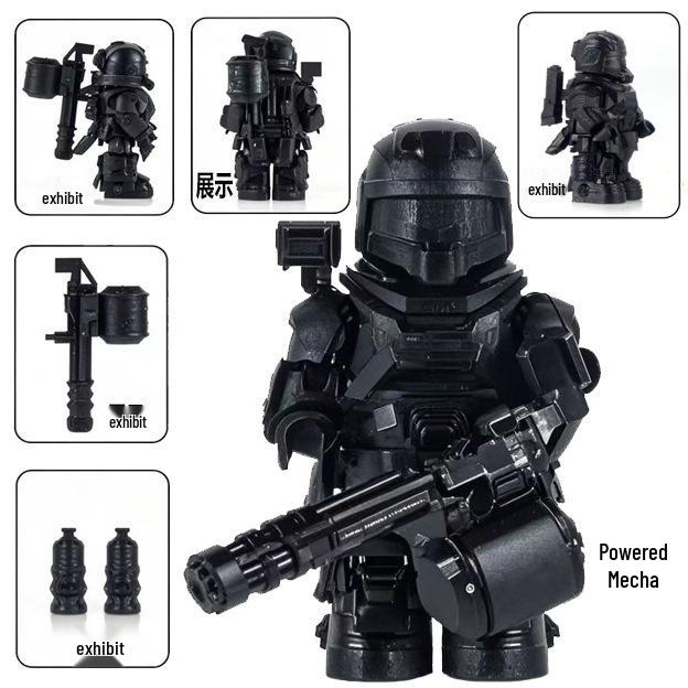 

Metro Escape Power Mech GP801 Конструктор с минифигуркой, Игрушка для мальчика