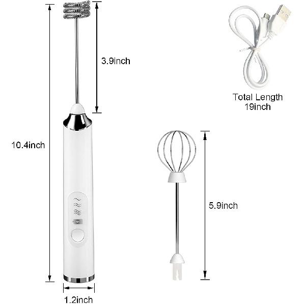 Handheld Milk Frother,Drink Mixer Handheld Hot Chocolate Maker,Coffee Foam Maker for Bulletproof Cappuccino Christmas Gift