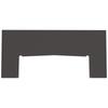 Steel Log Burner KARI 80 Hearth Plate