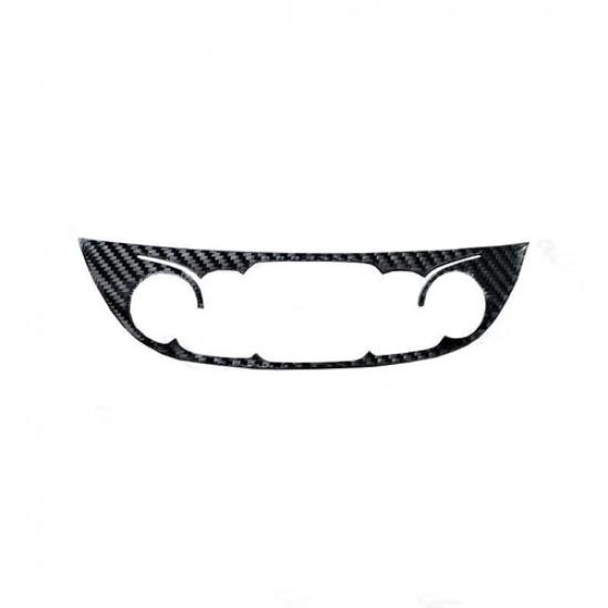 Carbon Fiber Style Car AC Switch Panel Cover Trim For Chevrolet Malibu 2016-