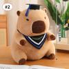 Doctor Capybara Graduate Plush Doll Kawaii Stuffed Animal Cute Pendant Creative Cartoon Pillow Graduation Gift