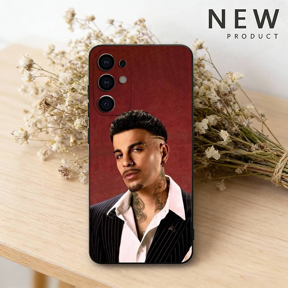 Singer R-Rauw Alejandro Phone Case For Samsung S26,25,24,23,22,30,21,10,9,Ultra,Plus,Lite Black Soft Case