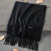 Sciarpa in cashmere spessa ed estesa autunno e inverno 2024, versatile sciarpa calda da donna, sciarpa a doppia faccia, scialle