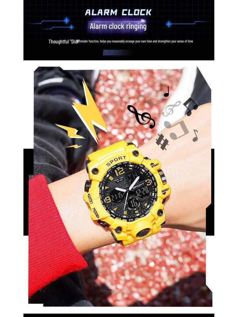 Ceas sport electronic luminos cool pentru băieți 2022 pentru elevi de gimnaziu