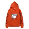 Anime Attack on Titan Levi Ackerman Hoodie, Double Sleeve Japanese Text Print Pullover Sweatshirt Long Sleeve Streetwear for Men Women