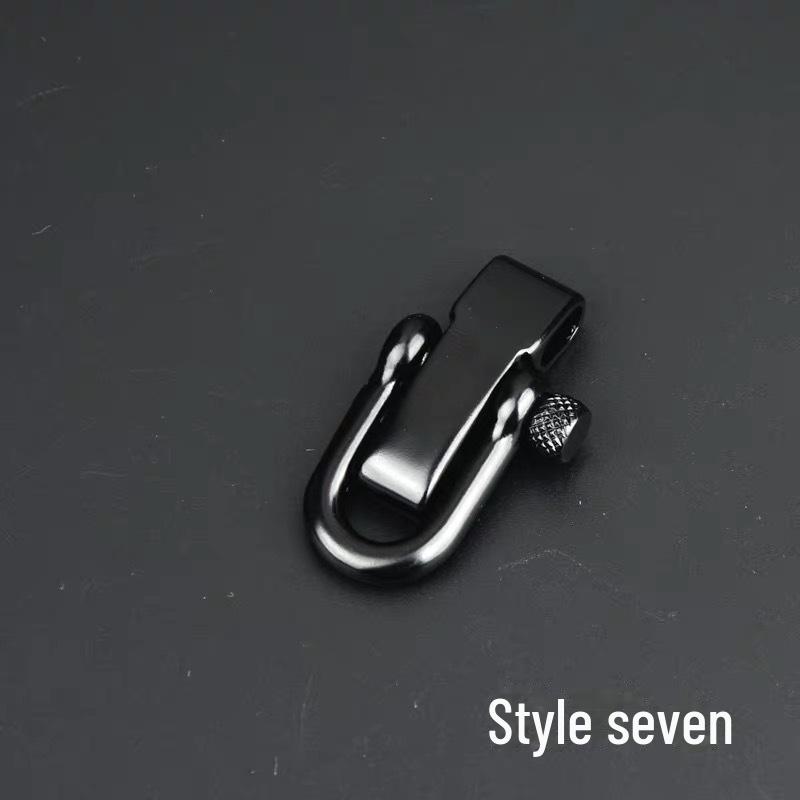 304 Stainless Steel U-Shaped Horseshoe Buckle for DIY Accessories and Umbrella Rope Bracelet