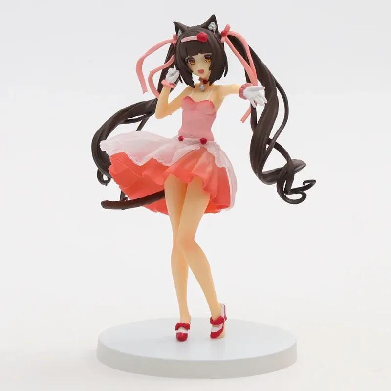 Nekopara Chocola Vanilla Cocktail Dress Ver Figure PVC Model Collection Gift Decoration Figurine