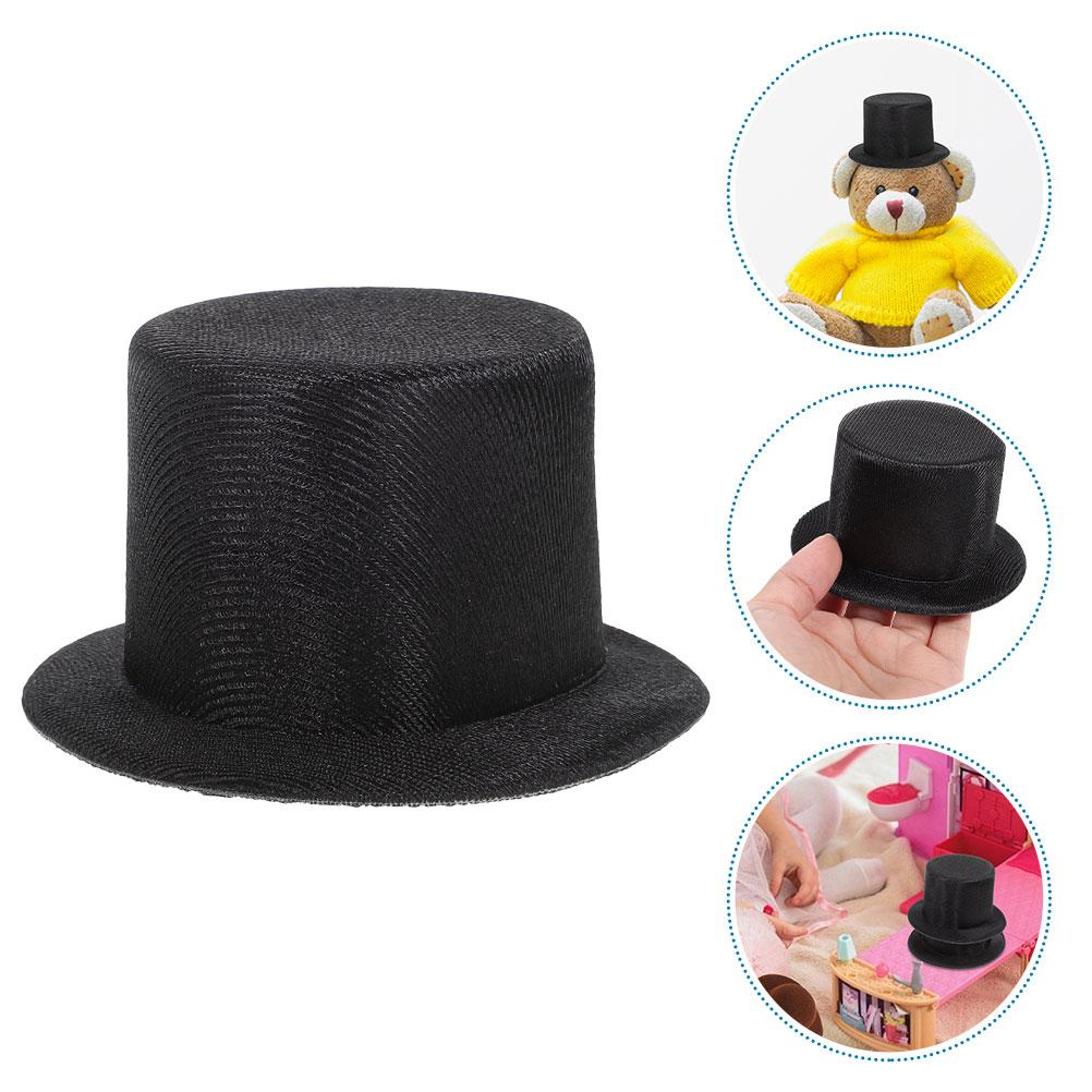 

Toys Mini Hat Tops Hats Decorations DIY Christmas Tiny Party for Crafts Baby XXL чёрный