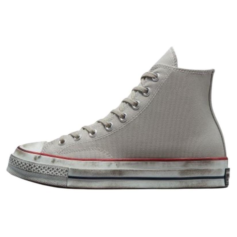 Converse 1970s Chuck Taylor All Star Casual Versatile High-Top Canvas Shoes Unisex Sneakers Gray 172670C