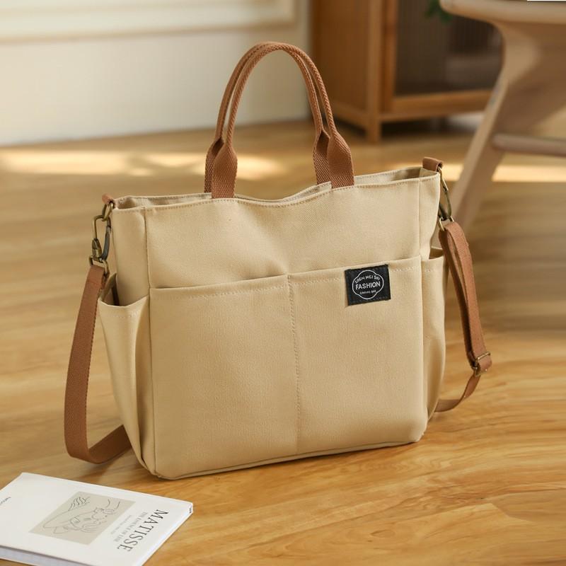 

Cloth Bag Women s New Simple Solid Color Large-capacity Handbag Commuting Out All-matching Casual One-shoulder Cross-body
