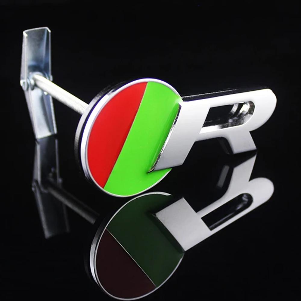 Clip Grille Sticker For F-TYPE E-PACE F-PACE XE XF XJL R S Sport Emblem Sticker Car Front Grille Badge Sticker Accessories